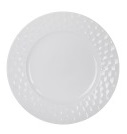 Plate LED WHITE LATTICE /21 cm dessert (CG-0854)