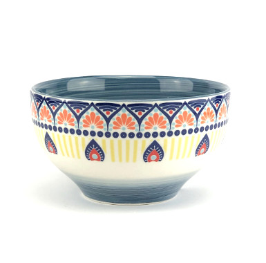 Salad bowl round 14 cm Arabesco Sapphire Astera (A0450-DE-144-B3-mg)