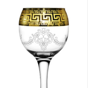 Set glasses for wine 260 ml / 6 PC Goose crystal Baroque EAV63-411