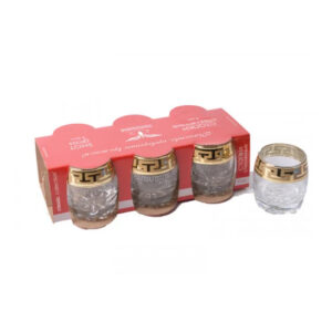Set stacks 6 PC 60 ml Goose crystal Greek pattern EAV03-2244