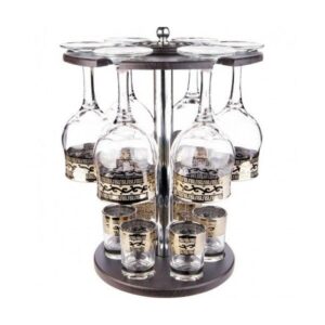 Set glasses and stacks 13 items Goose crystal Versace GE08-163/837-БС