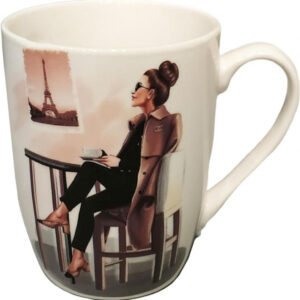 Cup porcelain 400 ml Milika City Style Paris M0520-NBM400-10