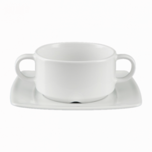 Бульонница from handles and saucer Victoria Lubiana 2817,2816