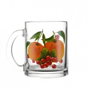 Cup teahouse decoration fruit MIX 320 ml ОСЗ 8131/1208