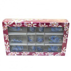 Set Edelweiss 6 glasses + 6 stacks flowers ОСЗ 8260