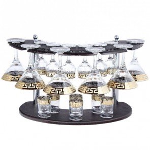 Set from breakfast reception Versace 19 etc Goose Crystal GE08-410/164/837BS