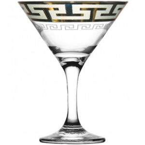 Set glasses for Martini Greek pattern 6 PC 170 ml PROMSIZ GE03-410/S