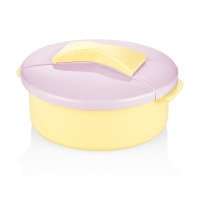 Салатник пластик BAGER BG-437 YL YELLOW/LILAC/кругл./с кр/1500 мл (BG-437 YL)
