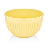 Салатник пластик BAGER BG-443 Y YELLOW/23.5 см (BG-443 Y)