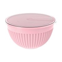 Салатник пластик BAGER BG-446 P PINK/с кр/24 см (BG-446 P)