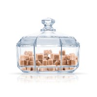 Sugar-bowl LUMINARC OCTIME from cover, at packing (N7061)