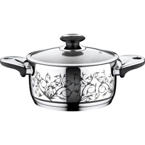 Pan 5.4 l with glass cover, diameter 24см Krauff 26-158-034