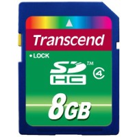 Карта памяти TRANSCEND SDHC 8 GB