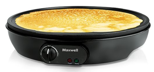 Блинница Maxwell Black MW-1970 1000 Вт