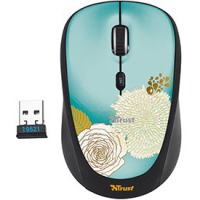 Мышь TRUST Yvi Wireless Mini Mouse flower