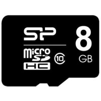 map memory SILICON POWER microSDHC 8 GB card Class 10 without adapter