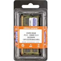 ОЗУ GOODRAM для ноутбука DDR3 8Gb 1333Mhz БЛИСТЕР