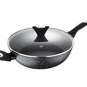 Глубокая сковорода с крышкой 28X7.5см Bergner BG-8420-MBB