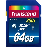 Карта памяти TRANSCEND SDXC 64 GB (CLASS 10) UHS-I U1 Premium