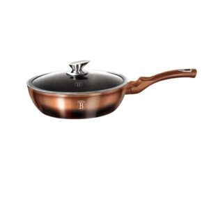 Сковорода глубокая Berlinger Haus ROSE GOLD NOIR Metallic Line 24 см BH-1896
