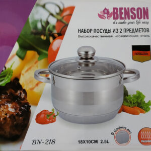 Pan of stainless become from cover Benson BN-218