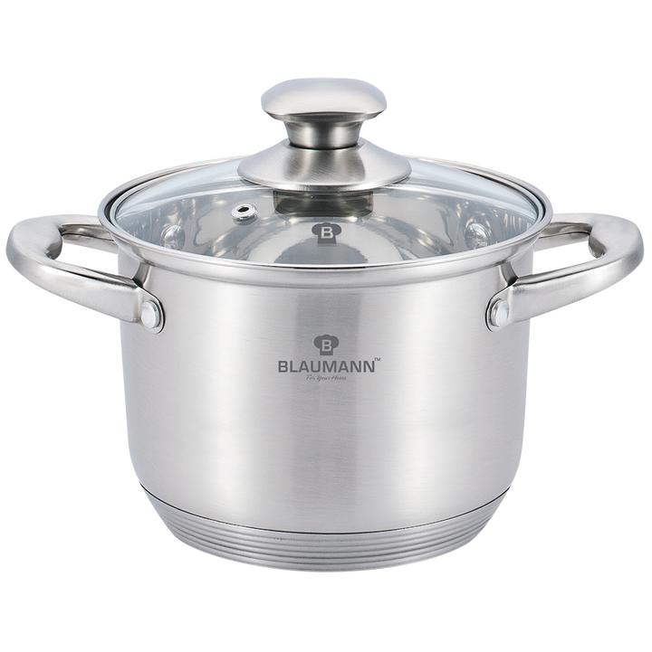 Кастрюля со стеклянной крышкой 9,5 л Blaumann BL-3316