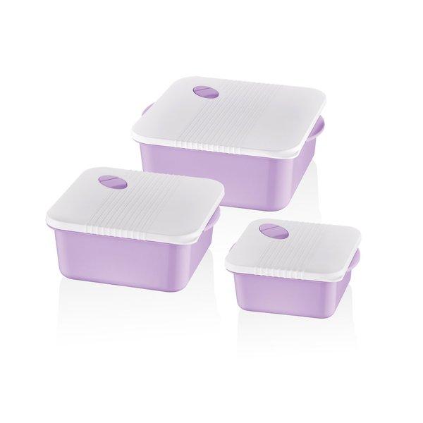 Set containers BAGER Bella Square 3 of the subject BG-460