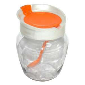 Glass sugar-bowl from cover 550 ml. Everglass 1055