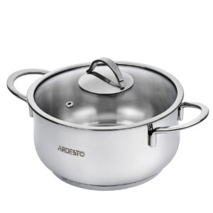 Pan of stainless become from cover 3 L Ardesto Black Mars AR0730S