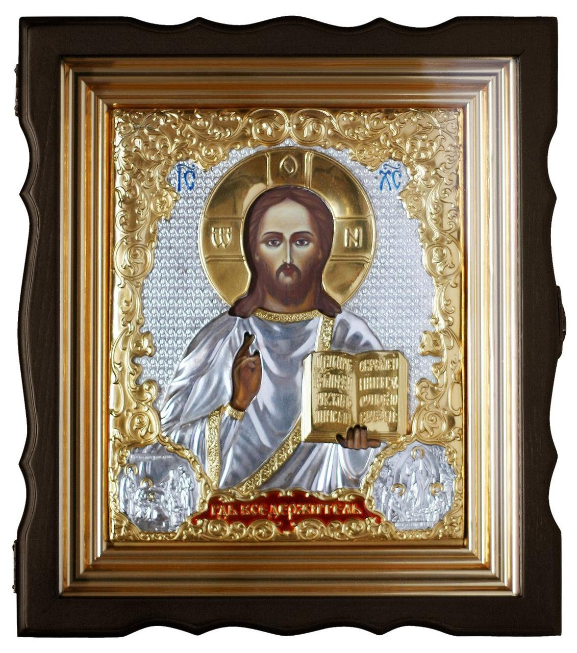 Икона Господь Вседержитель 30х27х5 см San 183