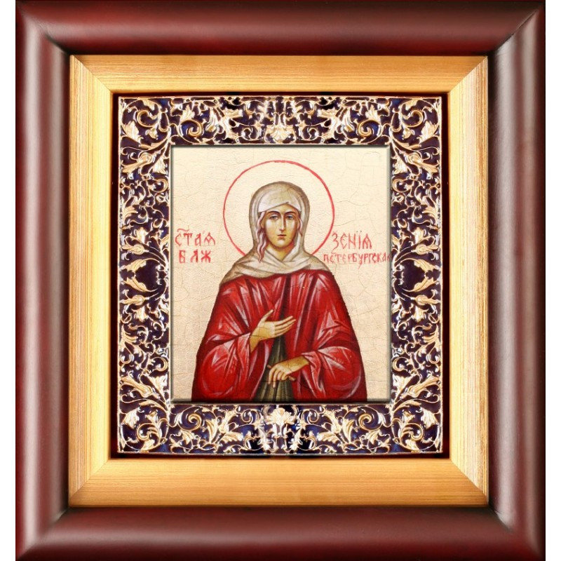 Икона Святая блаженная Ксения Петербургская 25,5X23,5X 4,5 см