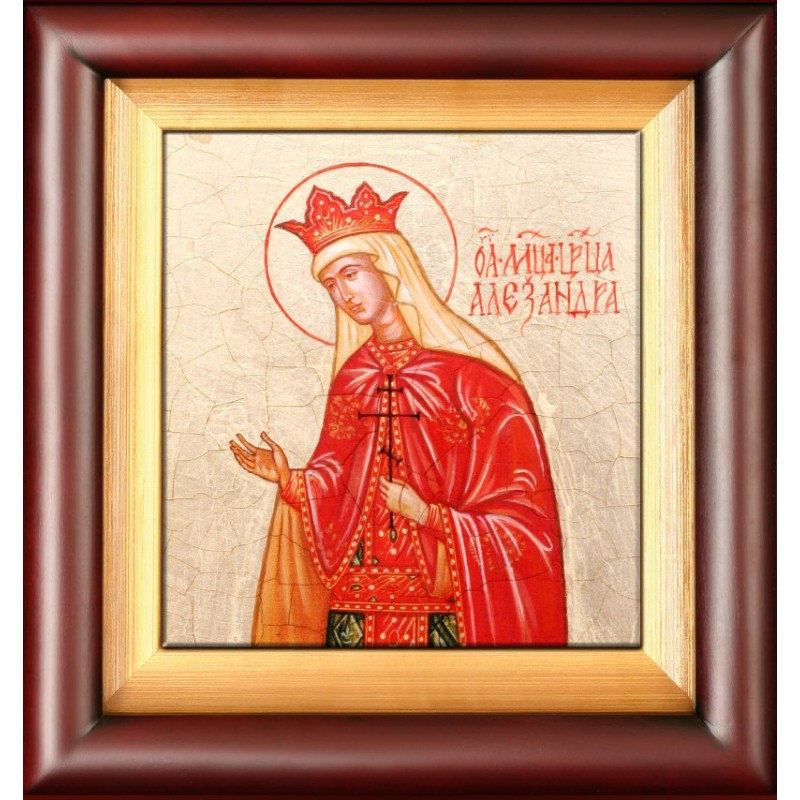 Ікона Святая мучениця Олександра Римська 25,5X23,5X4,5 см 01-065