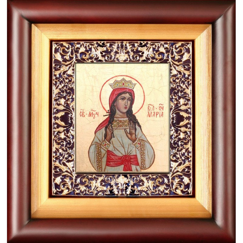Icon Holy Martyr great Princess Maria 25,5X23,5X4,5 cm 02-450