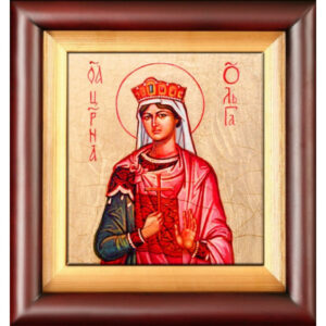 Икона Святая мученица Царевна Ольга Романова 25,5X23,5X4,5 см 01-552