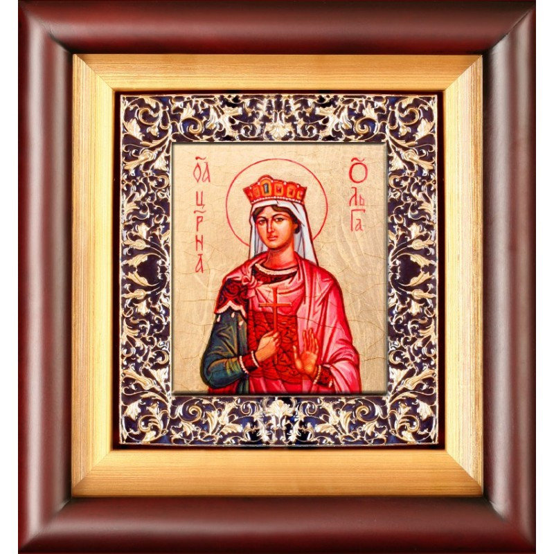Ікона Святая мучениця Царівна Ольга Романова 25,5X23,5X4,5 см 02-552