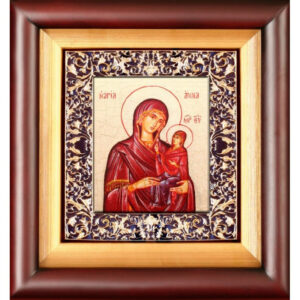 Icon Holy righteous Anna mother Blessed Virgin 5,5X23,5X4,5 cm 02-031