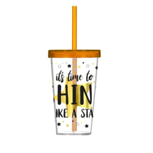 Glass from straw Herevin Gold Star 660 ml (161448-007)