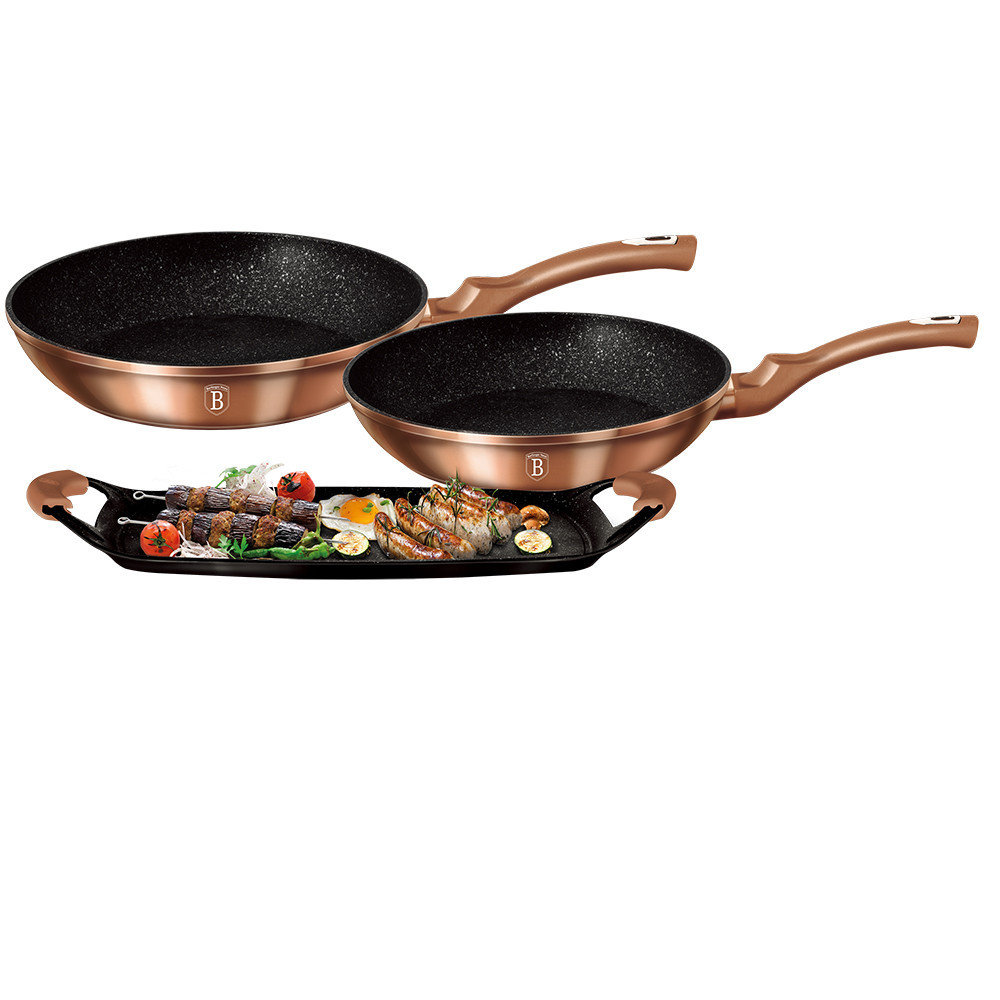 Набор посуды 3 пр.Berlinger Haus Rosegold Metallic Line BH-1669