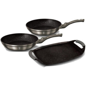 Набор посуды 3 пр. Berlinger Haus Carbone Metallic Line BH-1670