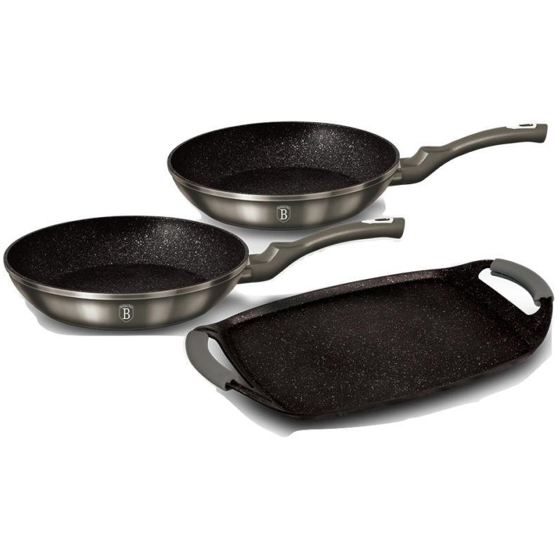 Набор посуды 3 пр. Berlinger Haus Carbone Metallic Line BH-1670