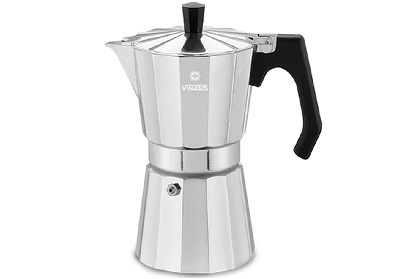 Кавоварка гейзерная Moka Espresso Induction на 6 чашок Vinzer 89383