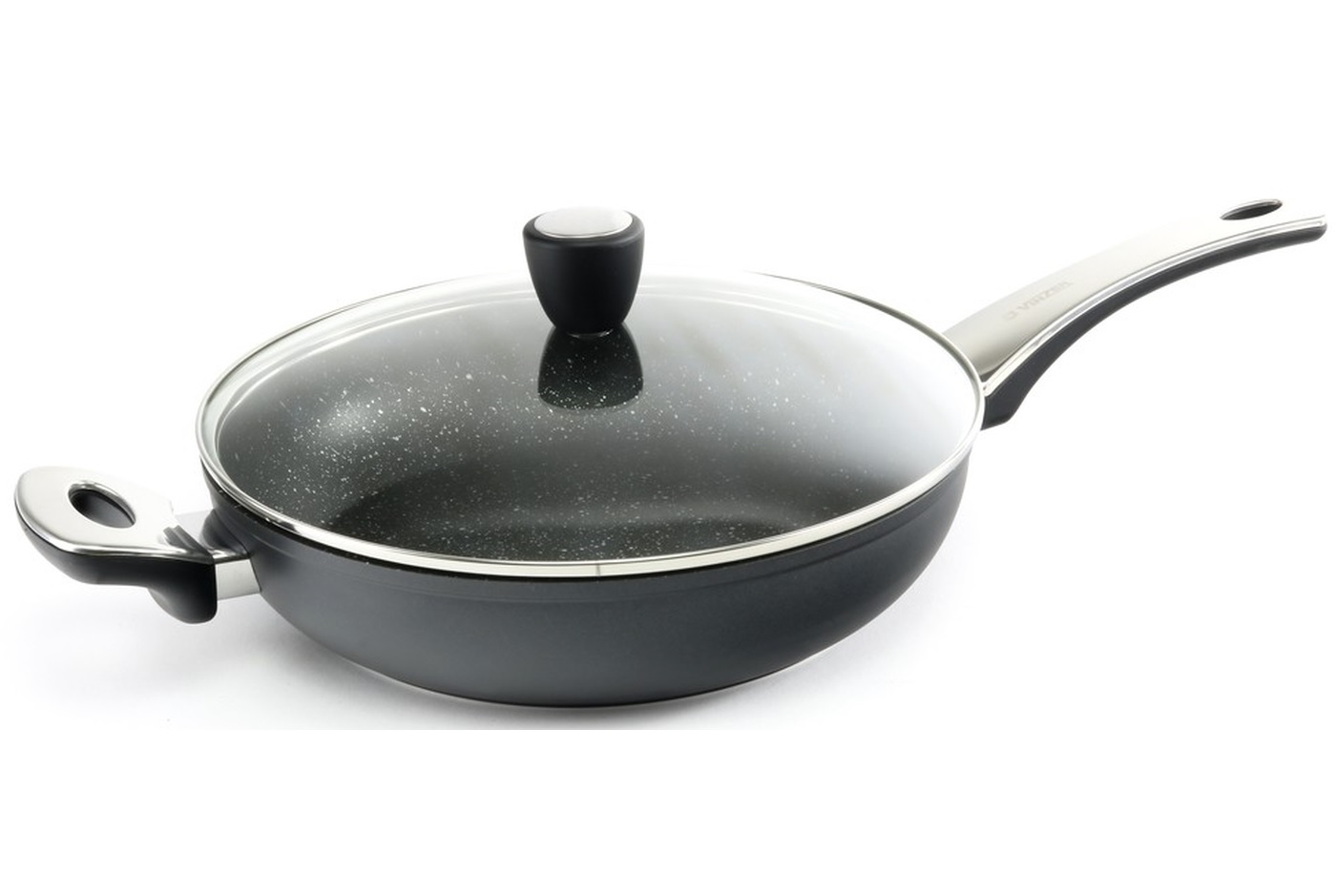 Сковорода с крышкой Granite Induction 28 см Vinzer 89436