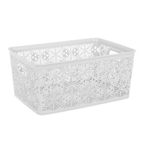 Корзина VIOLET HOUSE WHITE Ажур 0501 1 Ажур W б/кр. 5 л