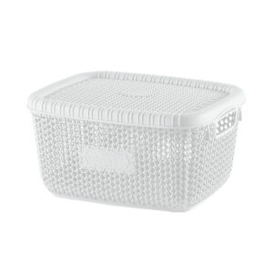 Корзина VIOLET HOUSE WHITE Віолетта 1009 Віолетта WHITE с/кр. 5 л