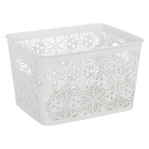 Корзина VIOLET HOUSE WHITE Ажур 0502 2 Ажур W б/кр. 7 л