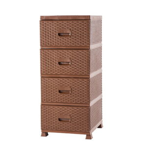 Комод VIOLET HOUSE CARAMEL (Роттанг) 0357 Рот CAR 38*45*90 см