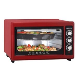 Электродуховка красная 33 л ASEL-33