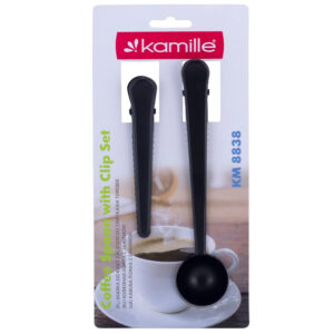 Ложка мерная для кофе с зажимом + зажим 2 предмета Kamille KM-8838