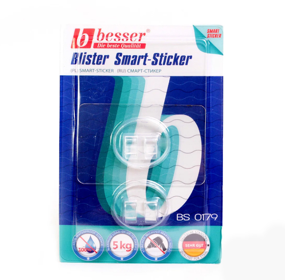 Smart sticker 8*9*1.5 cm Besser KM-0179