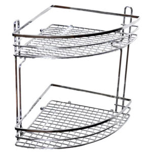 A shelf 2-tier angular 27.5*21*27 cm   chrome Besser KM-0163